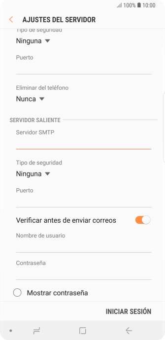Pulsa la lista desplegable bajo 