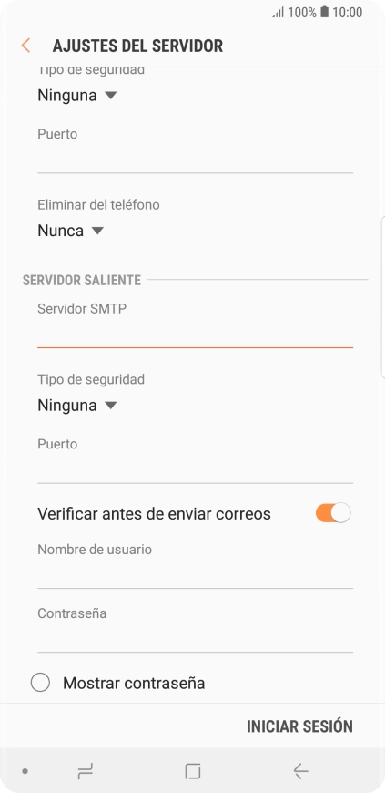 Pulsa la lista desplegable bajo 
