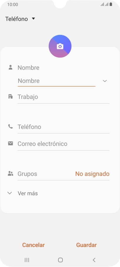 Pulsa la lista desplegable de la guía.