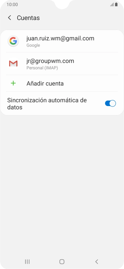 Pulsa la tecla de inicio para terminar y regresar a la pantalla de inicio.