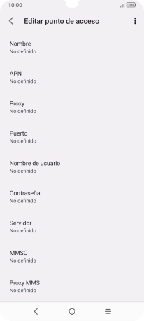 Pulsa Nombre.