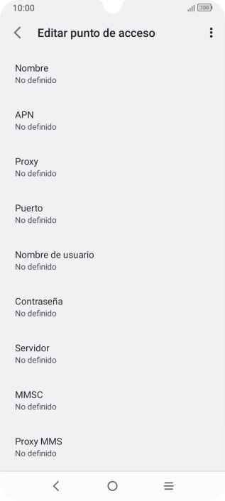 Pulsa Nombre.