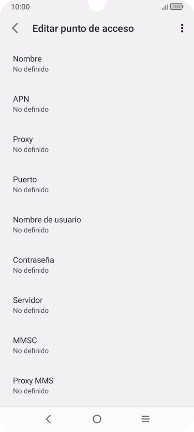 Pulsa Nombre.