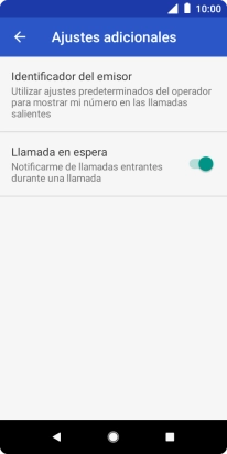Pulsa el indicador junto a 