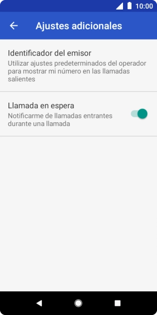 Pulsa el indicador junto a 