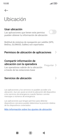 Pulsa el indicador junto a 