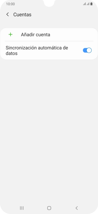 Pulsa Añadir cuenta.