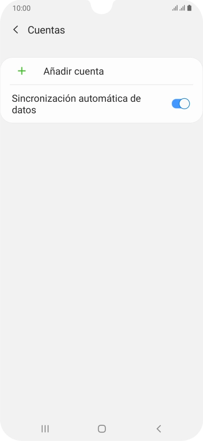 Pulsa Añadir cuenta.