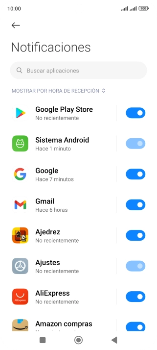 Pulsa la app deseada.