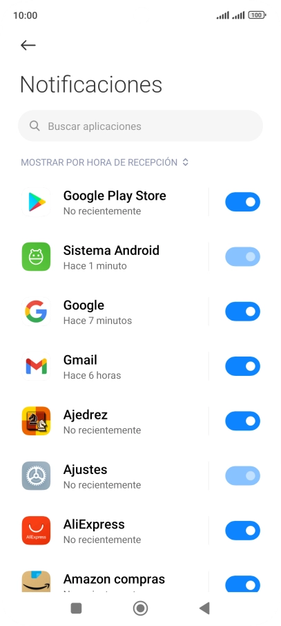 Pulsa la app deseada.