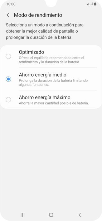 Pulsa la tecla de inicio para terminar y regresar a la pantalla de inicio.