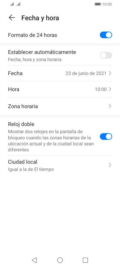 Pulsa el indicador junto a 