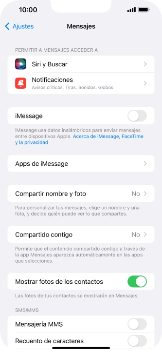 Pulsa el indicador junto a 