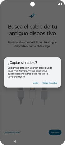 Pulsa Copiar sin cable.