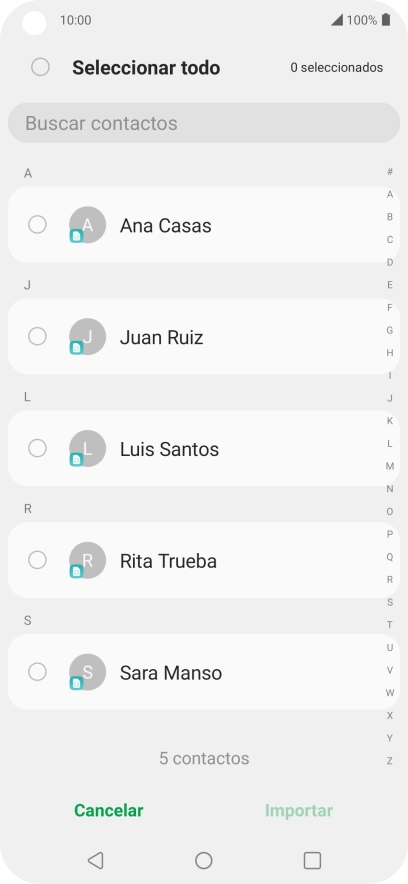 Pulsa en el campo junto a 