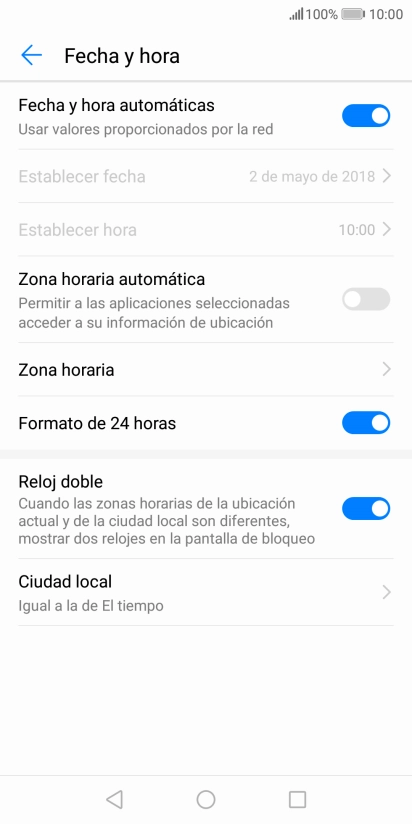 Pulsa el indicador junto a 