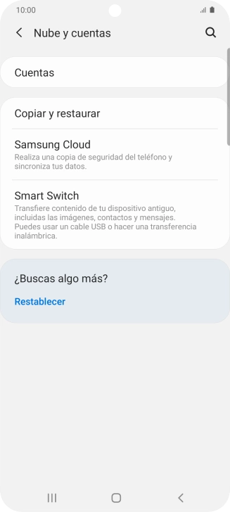 Pulsa Cuentas.