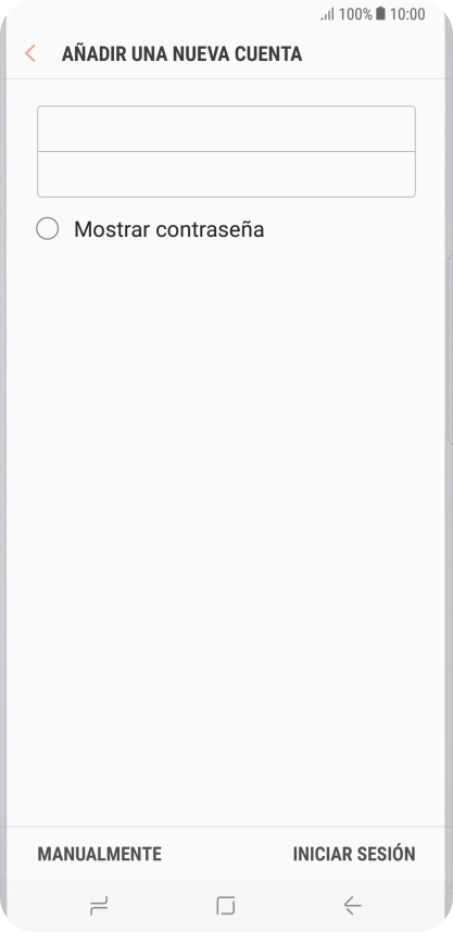 Pulsa INICIAR SESIÓN.