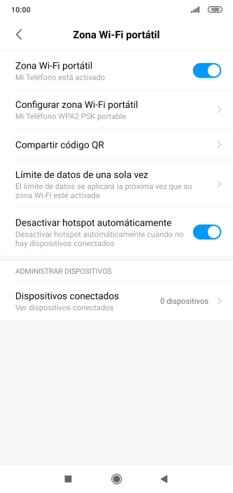 Pulsa la tecla de inicio para terminar y regresar a la pantalla de inicio.