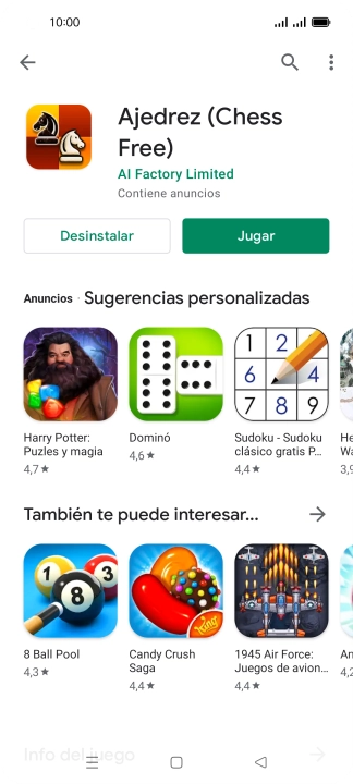 Pulsa la tecla de inicio para terminar y regresar a la pantalla de inicio.