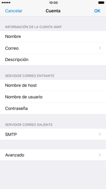 Pulsa SMTP.