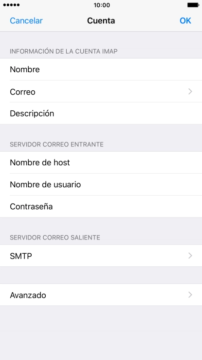 Pulsa SMTP.