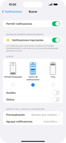 Pulsa el indicador junto a 