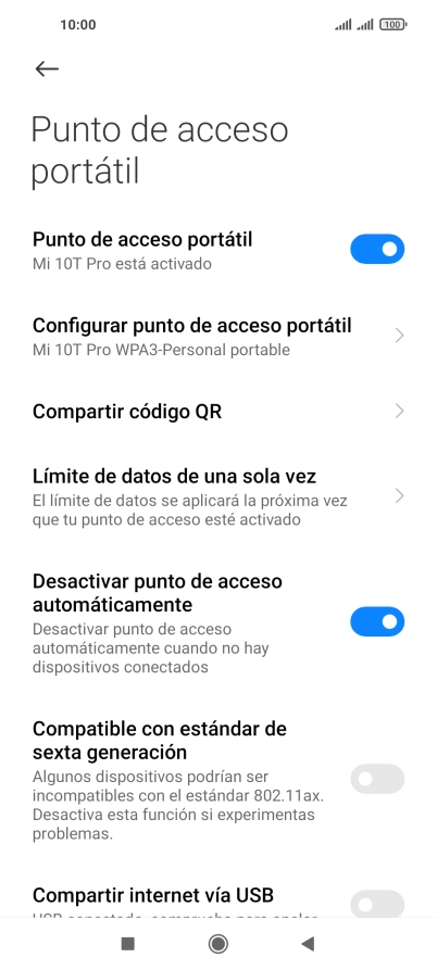 Pulsa la tecla de inicio para terminar y regresar a la pantalla de inicio.