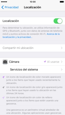 Pulsa el indicador junto a 