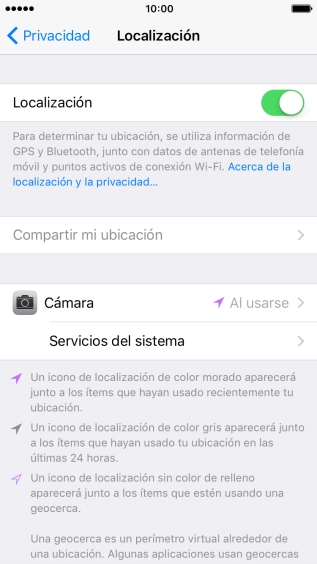 Pulsa el indicador junto a 