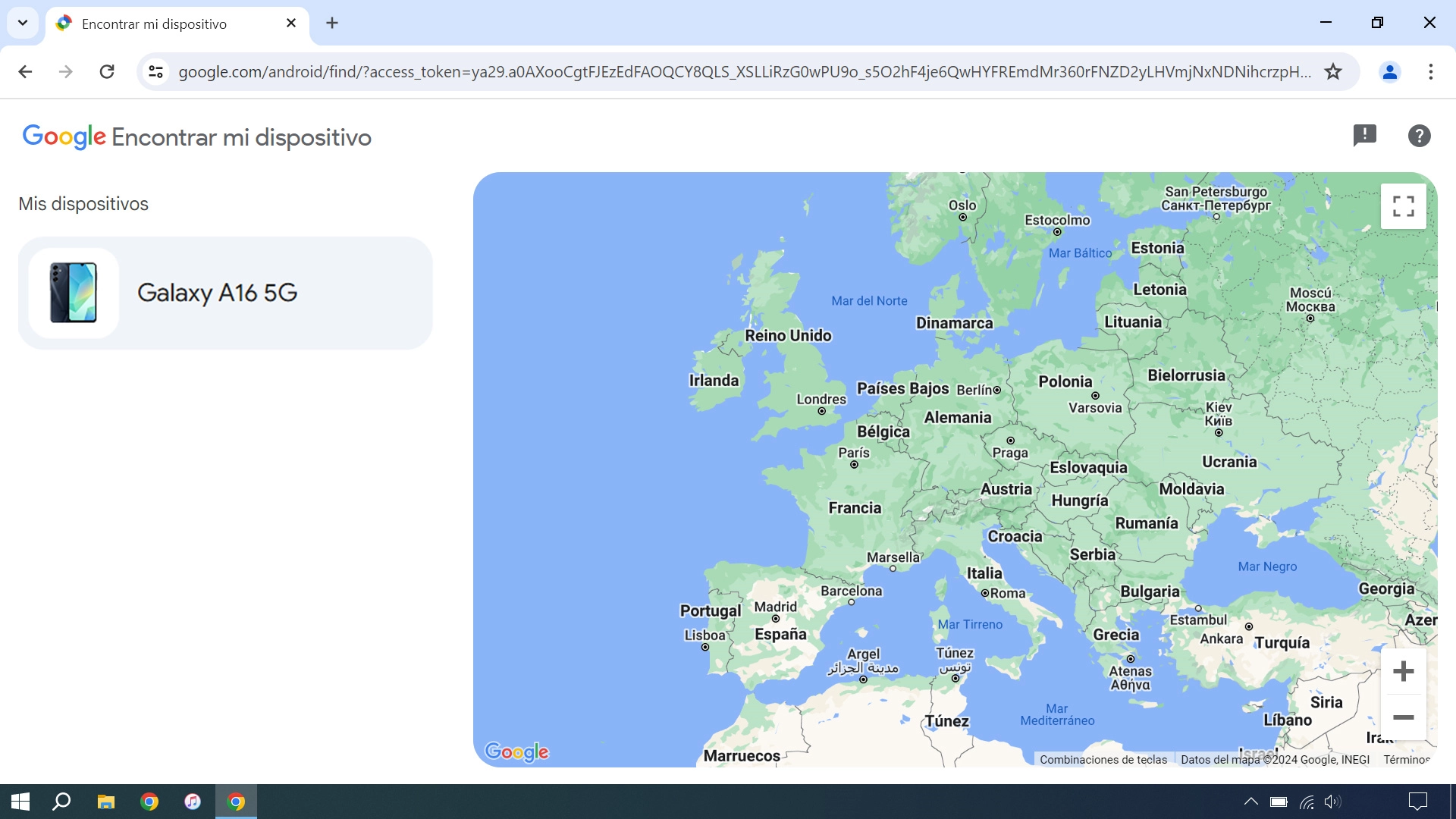 Haz clic en el dispositivo deseado.