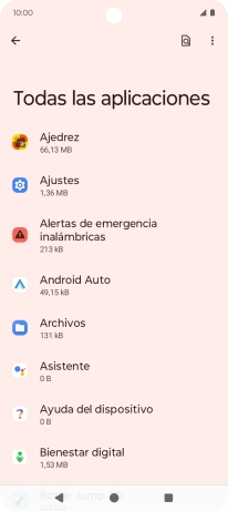 Pulsa la app deseada.