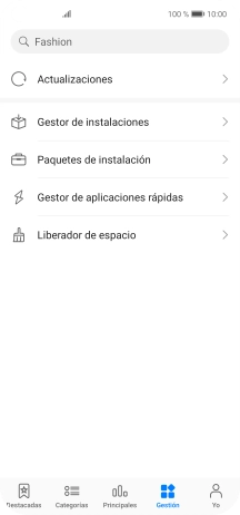 Pulsa Actualizaciones.