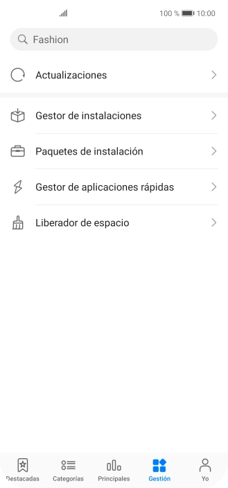 Pulsa Actualizaciones.