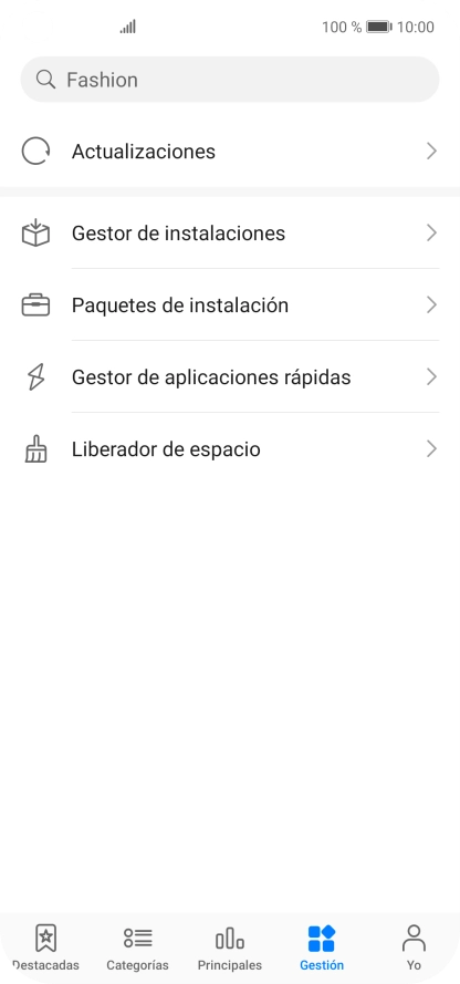 Pulsa Actualizaciones.