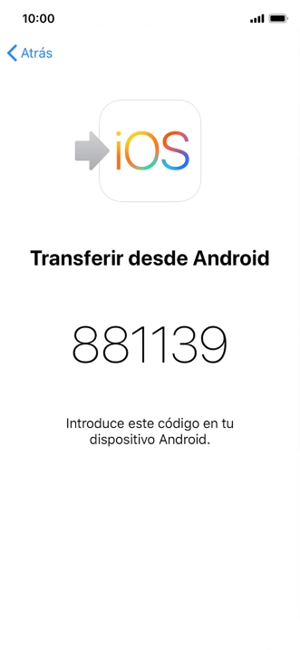 Seguir las indicaciones de la pantalla y de la app 