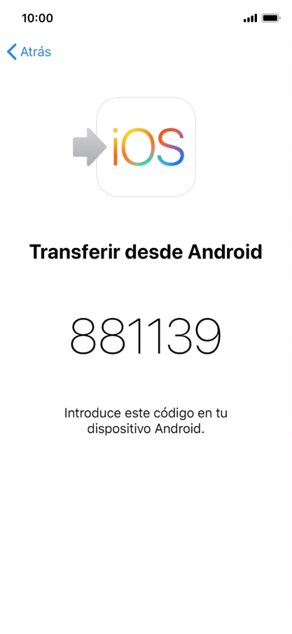 Seguir las indicaciones de la pantalla y de la app 