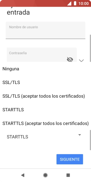Pulsa Ninguna para desactivar la función.