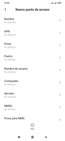 Pulsa Nombre.