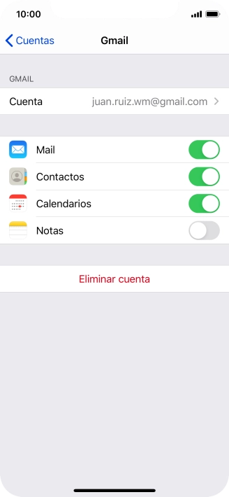 Desliza el dedo hacia arriba desde la parte inferior de la pantalla para terminar y volver a la pantalla de inicio.