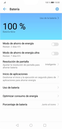 Pulsa el indicador junto al ajuste deseado para activar la función.