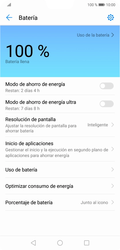 Pulsa el indicador junto al ajuste deseado para activar la función.