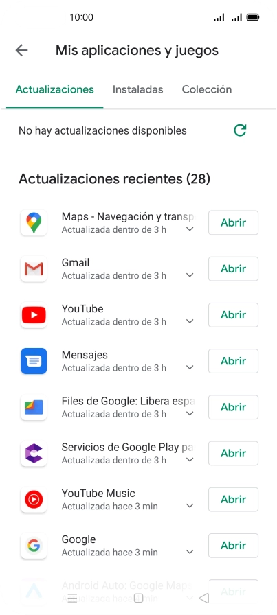 Pulsa Instaladas.