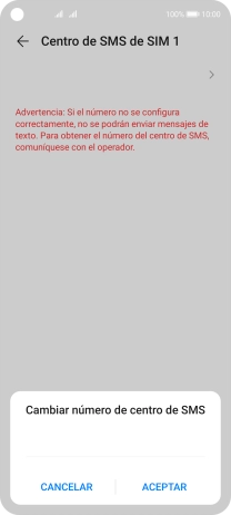 Introduce +34607003110 y pulsa ACEPTAR.