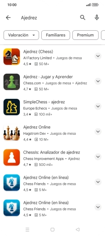 Pulsa la app deseada.