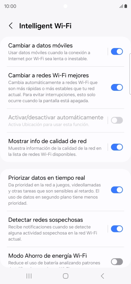 Pulsa el indicador junto a 
