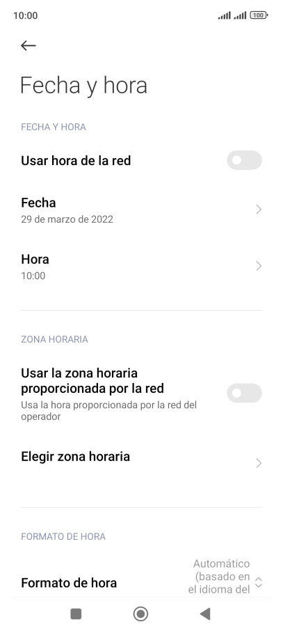 Pulsa el indicador junto a 