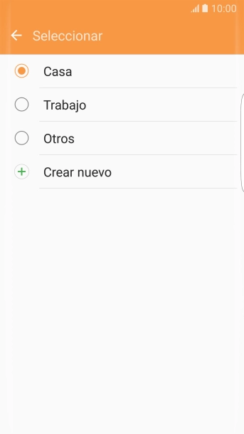 Pulsa el tipo de correo electrónico deseado.