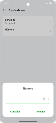 Introduce 22177 y pulsa Aceptar.