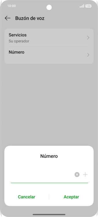 Introduce 22177 y pulsa Aceptar.